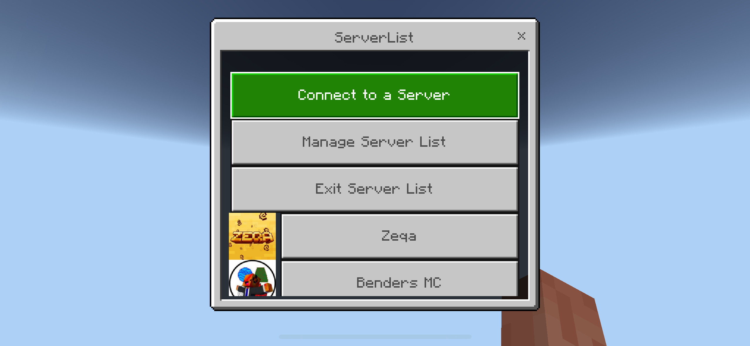 Bedrock Connect Server List