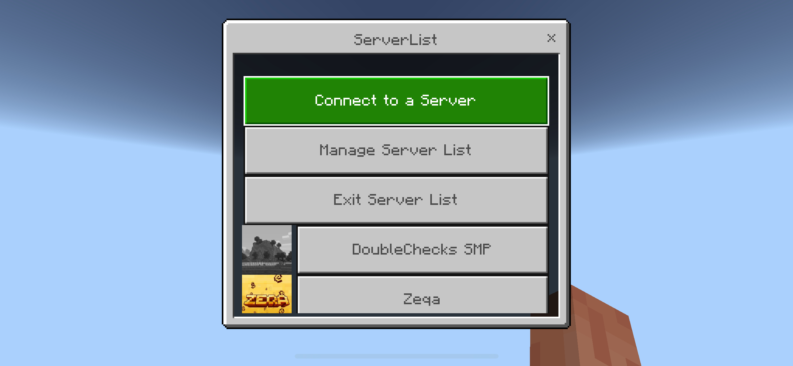 Bedrock Connect Server List